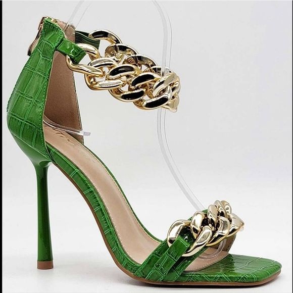 High heel open toe sandals - Picture 3 of 4